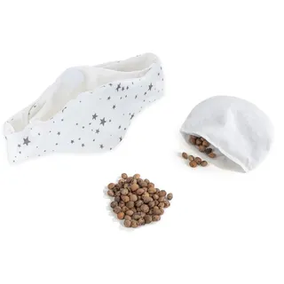 Babyjem Kirschkernkissen - Größenverstellbarer Wärmekissen für Babys - Dinkelkissen ideal geeignet bei Bauchschmerzen & Blähungen - Körnerkissen aus 100% Baumwolle