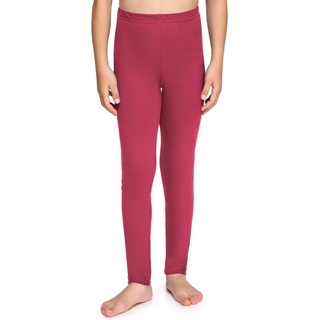 Merry Style Leggings Mädchen Lange Hose Freizeithose mit weitem Bein MS10-225 (1-tlg) aus Baumwolle, elastischer Bund rosa 158