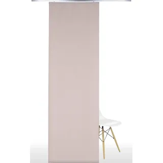 LIEDECO Schiebegardine Klettband 60 x 245 cm Beige 1 St.