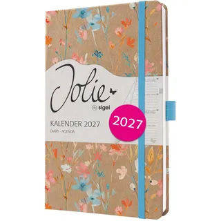 Sigel Wochenkalender Jolie 2027 Blau