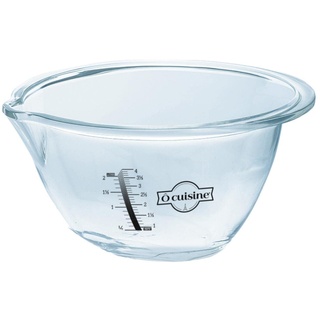 O CUISINE 185BC00 Expert Bowl Glas 24 cm 4,2 l Ocuisine, Transparent