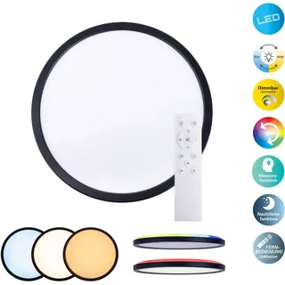 NÄVE LED-Deckenleuchte Karl, CCT, RGB-Backlight Ø 54cm