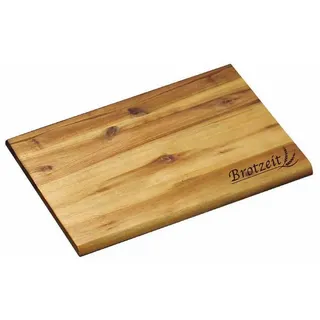 KESPER Brotzeitbrett Akazienholz 10-tlg. 32 x 21 x 1,5 cm Braun