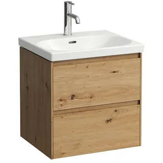 Laufen Waschtischunterschrank LANI 2 Schubladen 53,5 x 51,5 x 44,5 cm Wildeiche