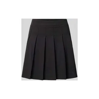Ausgestellter Mini-Rock aus Baumwoll-Mix Modell 'Nalham_B', Black, XS