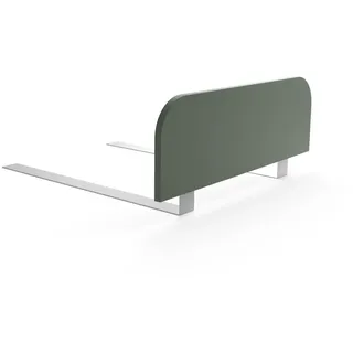 regalik Bettgitter Rausfallschutz Kinderbett 60x20 cm – Grün Stabile Absturzsicherung ohne Bohren – Bettschutzgitter aus Laminat – Einfache Montage unter der Matratze