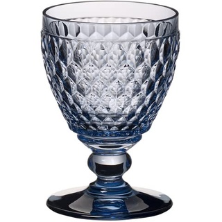 Villeroy & Boch Boston Coloured Weißweinglas Blue, 230 ml, Kristallglas, Blau
