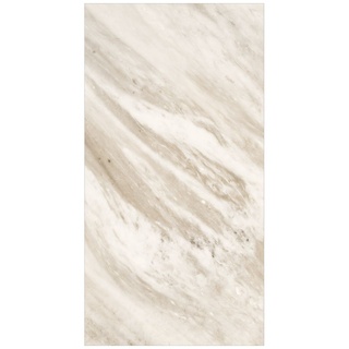 Duschrückwand - Palissandro Marmor Beige, Material:Hartfolie Premium Glanz 0.61 mm, Größe HxB:1-teilig 200x90 cm