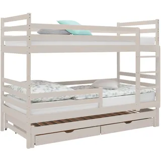 mömax Etagenbett Mila 90 x 200 cm Holz lackiert Kaschmir