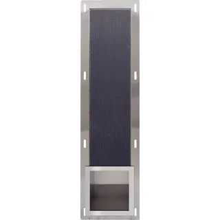 BADLAND Unterputz Wandnische Toilettenpapieraufbewahrung WALL BOX PAPER 3 Silber - Silber