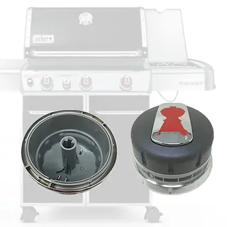 Weber Drehknopf [Original Ersatzteil] für Genesis E 310, 320 und 330 89042 [1 STÜCK] Grill Zubehör für Gasgriller Genesis [Modelle ab 2013]