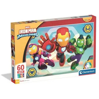 MARVEL Lernspielzeug Avengers Ready Iron Man und sein Superteam 60-teiliges