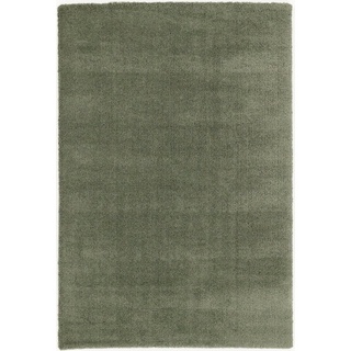 Hochflor-Teppich Soft Dream, OCI DIE TEPPICHMARKE, rechteckig, Höhe: 30 mm, besonders weich durch Microfaser, Wohnzimmer grün