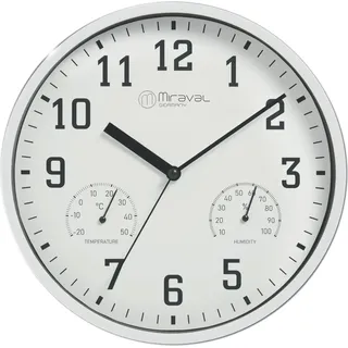 Miraval Wanduhr 25 cm 250 mm weiß