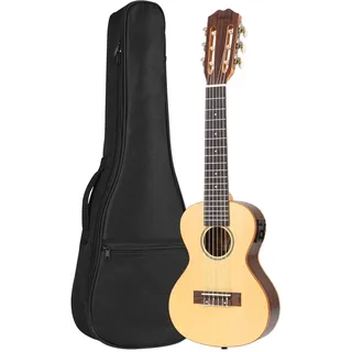 Batking Professionelle E-Guitalele 28 Zoll 6 Saiten für Erwachsene und Kinder Anfänger (mit Equalizer und Konzerttasche)