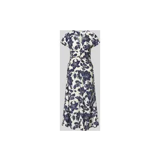 Midikleid aus Viskose-Mix Modell 'Jamie', Marine, S