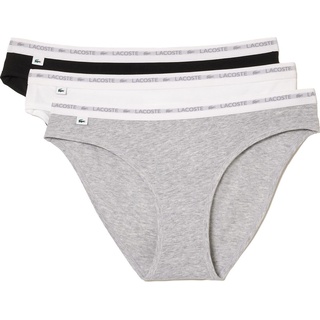 Lacoste, Damen, Unterhosen, Underwear Briefs, Mehrfarbig, (XXL, 3er Pack)