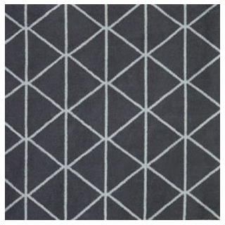 framsohn Badvorleger 'Triangle Graphics' 67 x 67 cm Anthrazit - Grau