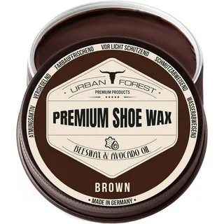 Urban Forest Urban-Forest Schuhcreme Premium Schuhwachs mit Bienenwachs & Avocadoöl, 150ml