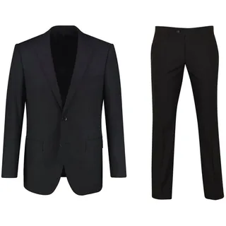 Keskin Collection Anzug Keskin Herren Anzug Schwarz 44-60 und XS-3XL SLIMFIT Herrenanzug (Hose Sakko, Anzug Set) schwarz 56