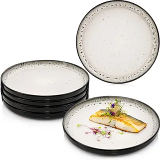 sänger Sansibar Speiseteller 6er Set grau