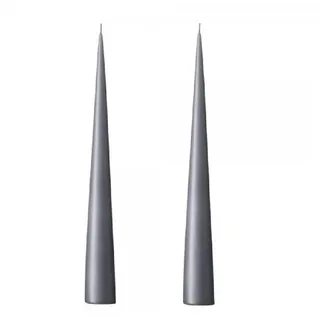 ester & erik Tafelkerze Kegelkerzen Set Cone Candle Dark Slate (37cm) (2-teilig)