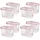 Frischhaltedose rosa 8-teiliges