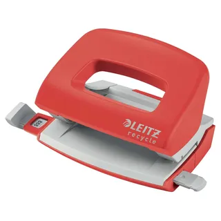 Leitz Locher Recycle Mini rot,