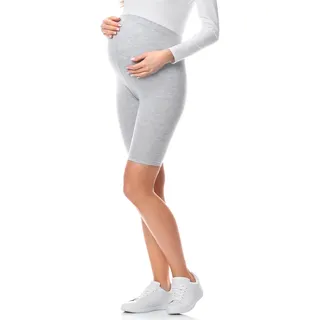 Be Mammy Damen Kurze Umstandsleggings Bequeme und Schwangerschaftsleggings aus Baumwolle Umstandshose Umstandsmode für Sommer BE20-228 - 3XL
