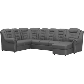 Home Affaire Wohnlandschaft U-Form Baumwolle/Polyester 3-Sitzer Grau