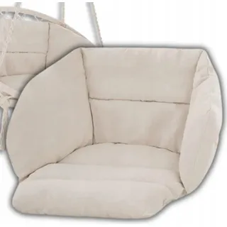 OMNA | Kissen für Gartenschaukel "Storchennest" - Beige - Ergonomisch - Pflegeleicht - Boho-Stil - Beige
