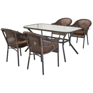 Merxx Ravenna Set 9-tlg. Braun