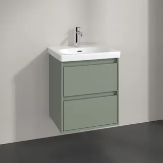 Villeroy & Boch Waschtischunterschrank 2 Auszüge 52,2 x 59,6 x 42,4 cm Soft Green