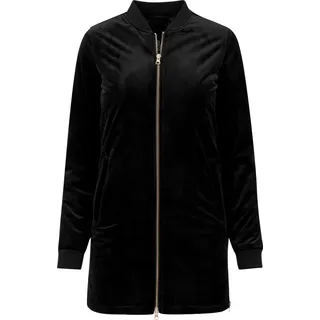 URBAN CLASSICS Long Velvet Parka Black S