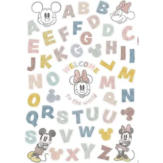 KOMAR Dekosticker Mickey Alphabet 50 x 70 cm