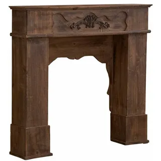 Mirabeau Kaminumbauschrank Kaminkonsole Margaux antikbraun braun