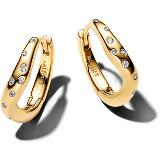 Pandora Creolen 264663C01 Goldfarben 375 0,0