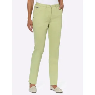 Bequeme Jeans CASUAL LOOKS Gr. 54, Normalgrößen, grün (lindgrün) Damen Jeans