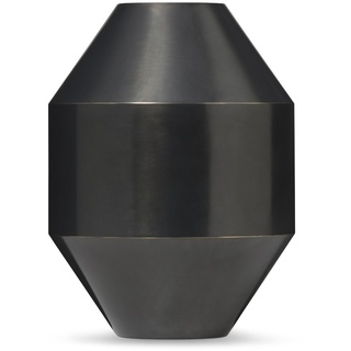 Hydro Vase, H 30 cm, messing schwarz oxidiert