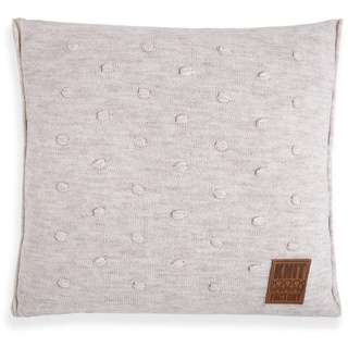 Knit Factory Dekokissen »Knit Factory Noa Kissen Beige - 50x50«