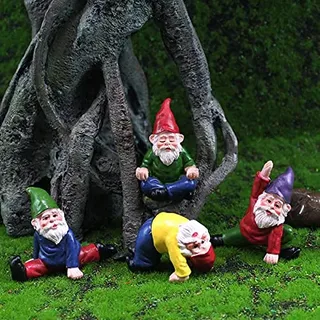 Gartenzwerg Für Außen Gartenzwerge Lustig Gartendeko Balkon Deko Garten Draußen Outdoor Terrassen Zubehör Terassendeko Gartenfiguren Geschenk Gartenstatuen Balkondeko Skulptur Gartenzubehör Zwerge