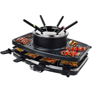 Syntrox Freiburg 3 in 1 Raclette für 8 Personen schwarz