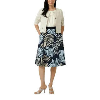 s.Oliver Midikleid Floral Blau 38