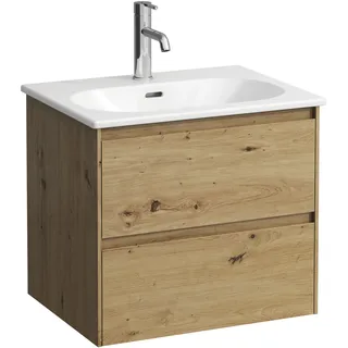 Laufen Waschtischunterschrank 2 Auszüge 60 x 51,5 x 44 cm Wildeiche