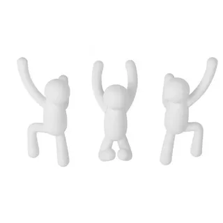 Umbra Garderobenhaken Buddy 3er-Set Weiß