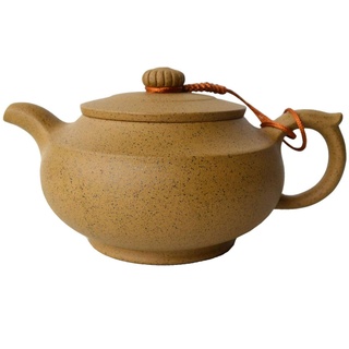 Teekanne, 325 ml, chinesische Yixing-Töpfe, gelber Ton, echter Zisha, handgefertigtes Teesieb für losen Tee