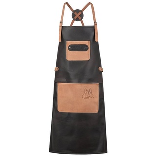 Black Forest Fox Büffel Leder Grillschürze X BBQ Kochschürze Küchenschürze - Einheitsgröße