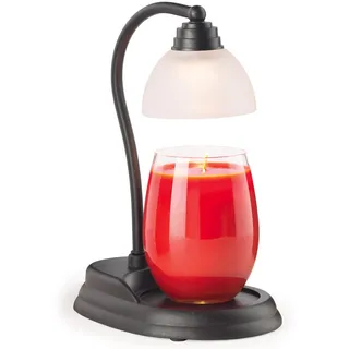 Candle Warmers Aurora Lampe für Duftkerzen im Glas schwarz