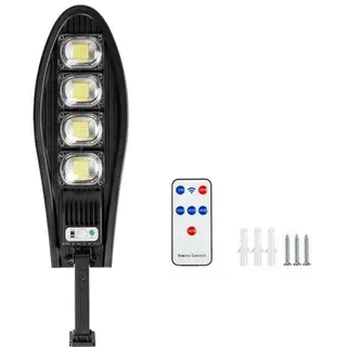 Bunthaus 80 W 3000 Mah Solarstraßenlaterne, Wasserdichte Led Für Den Außenbereich, Für Gartenwand, Verstellbarer Winkel, Solarlampe Mit Fernbedienungsmodi, 168 Leds, 1 Solarlampe