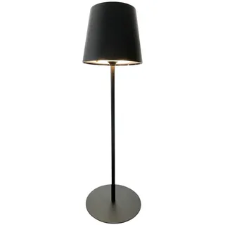 Coen Bakker Deco BV LED Außen-Stehlampe LED Lamp, LED, warmweiß, Solar variabel in 3 Höhen 49/86/123cm Sensor schwarz schwarz